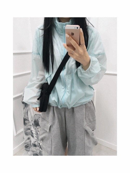 hotaru wind breaker jp ホタル パーカー フリル シマー ウィンドブレーカー