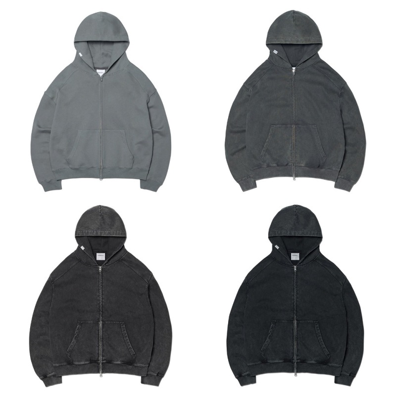 【NOMANUAL】 M.L HOODED ZIP-UP : 4COLORS