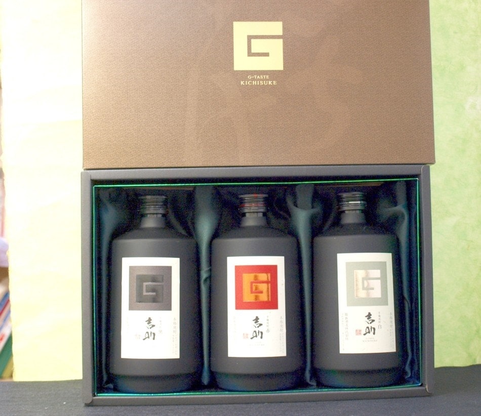 吉助ギフト芋麹焼酎　吉助ギフト（赤白黒720ml3本）メーカー：霧島酒造（株）楽ギフ 6,308円