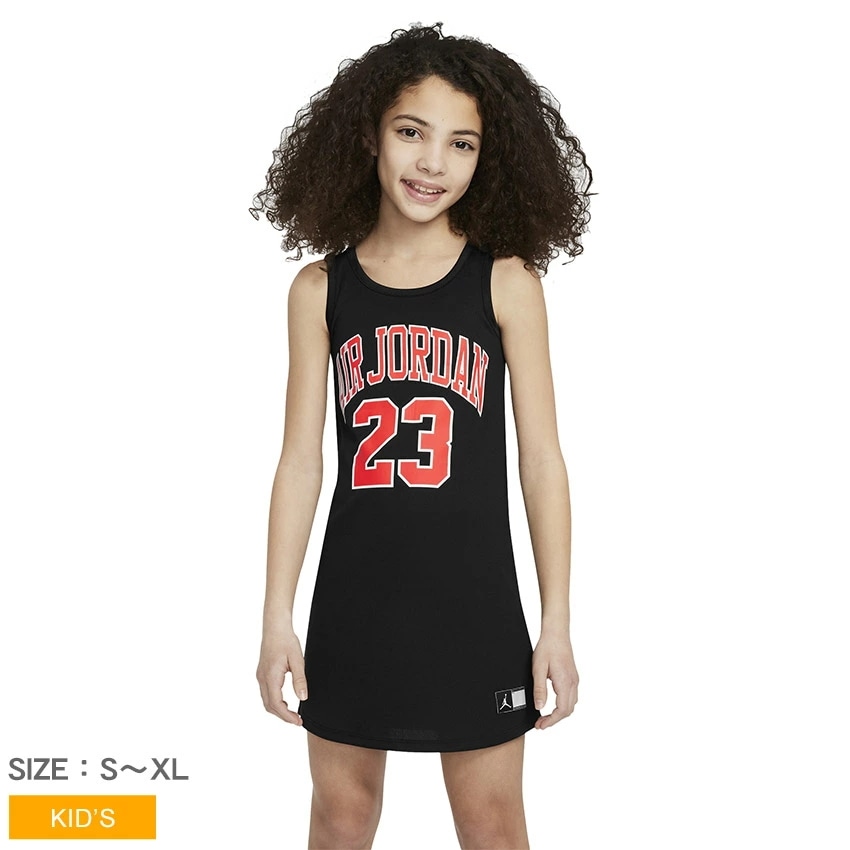 ジャージ ドレス 45B320 キッズ ジュニア 子供 トップス 男の子 女の子 ウエア ワンピース ブランド シンプル スポーツ カジュアル ブラック 黒 レッド 赤