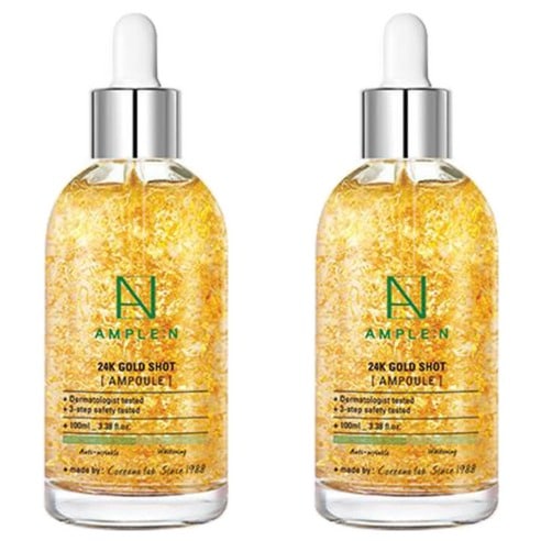24K ゴールドショット 大容量アンプル 100ml x 2個