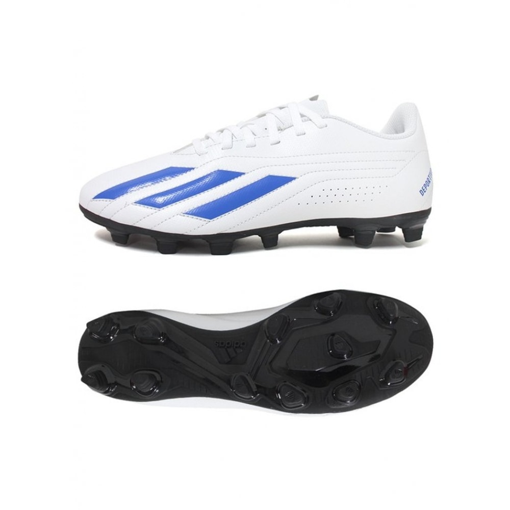 アディダス デポルティボ2 FxG サッカーシューズ フットサル ホワイトブルー HP2508