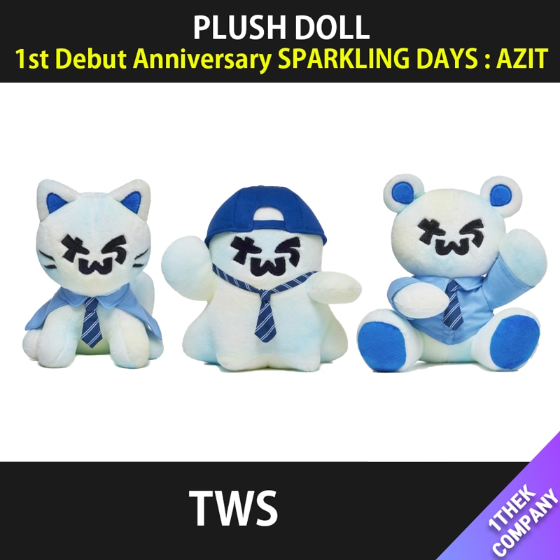 TWS SPARKLING DAYS PLUSH DOLL(CAT)トゥニャンイ Qoo10] Pledis Entertainment [バージョン選択]（PLUSH DOLL