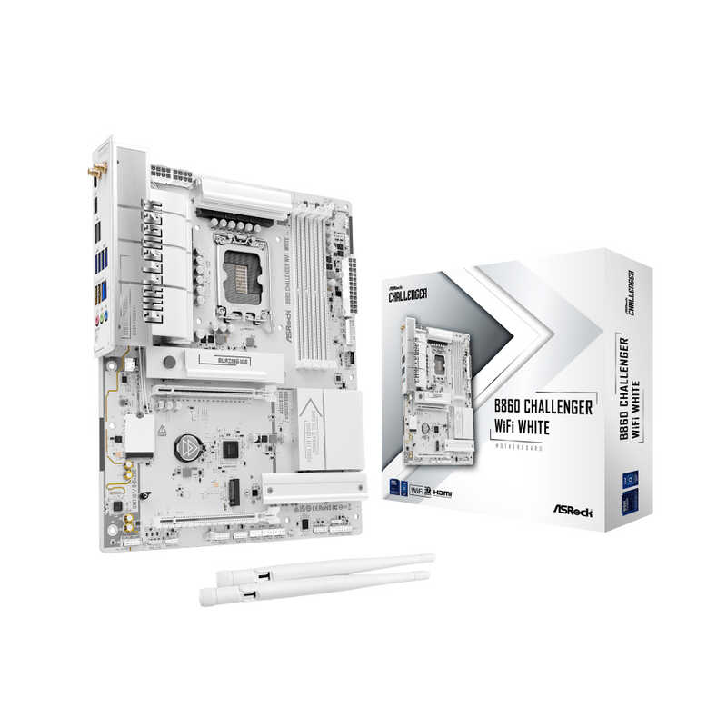 ASROCK　ASRock B860 Challenger WiFi White ［ATX］　B860ChallengerWiFiWhite