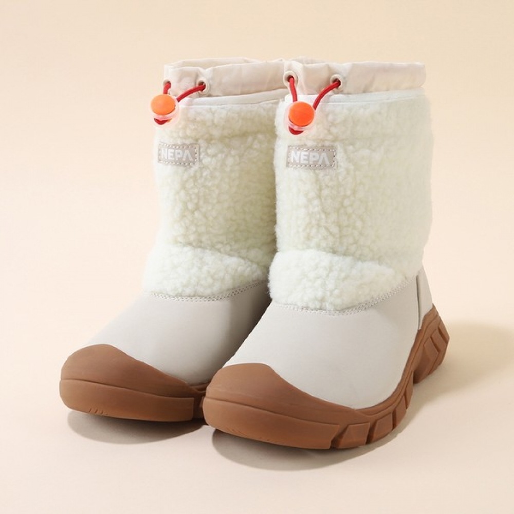 (ネパキッズ) ネパキッズ大人用フリースパッドブーツブラウン KJGEC10-BRW