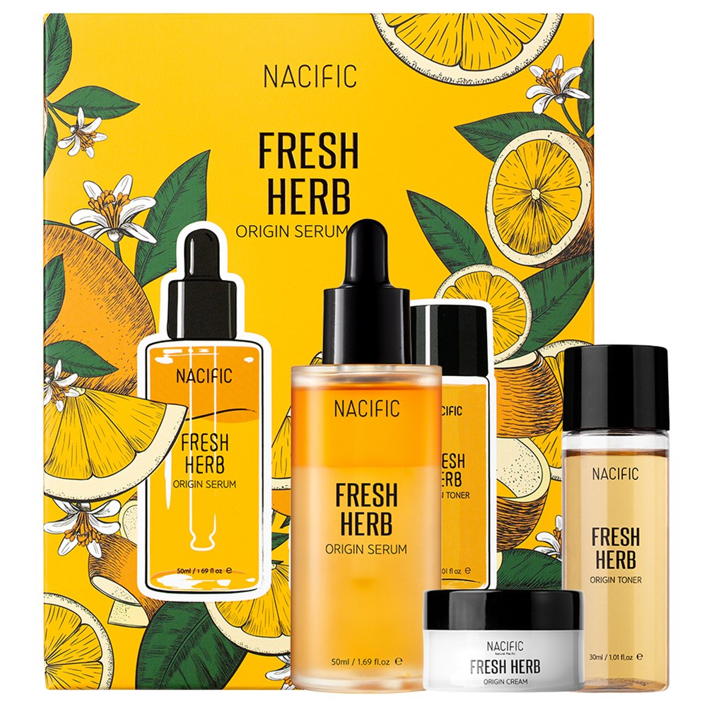 ネシフィックフレッシュハーブオリジントナー30ml+セラム50ml+クリーム12mlセット1セット