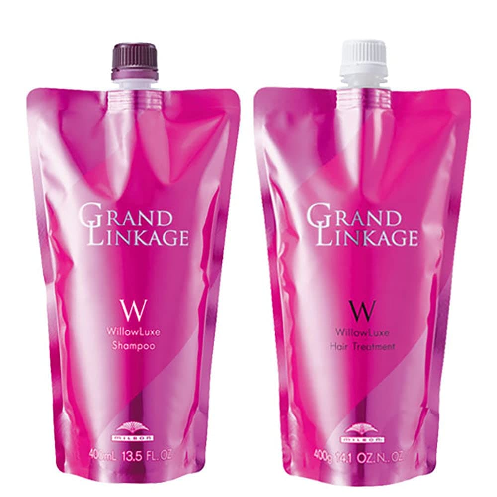 ミルボン グランドリンケージ ウィローリュクス シャンプー 400mL トリートメント 400g 詰め替え セット