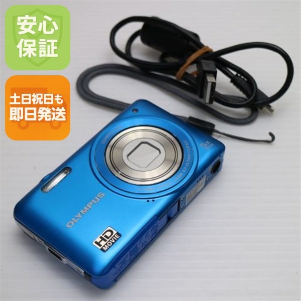 超美品 VG-140 ブルー OLYMPUS デジカメ 47