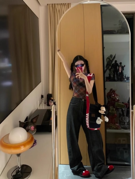 ルーズパンツ ワイドパンツ ロールアップ ハイウエストデニム デニム 夏 カジュアル お出かけ