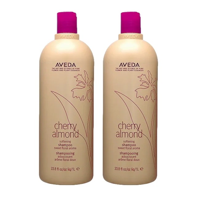 チェリー アーモンド シリーズ ソフトニング シャンプー 1000ml(サロンサイズ） x 2