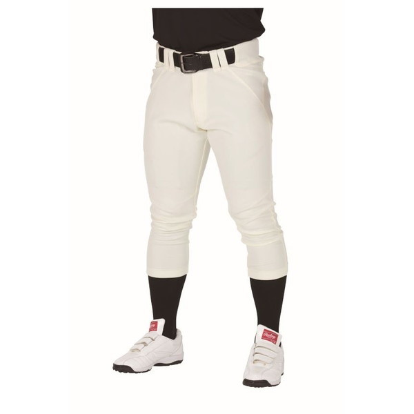 野球 パンツ 公式戦対応商品 4D+PLUS ウルトラハイパーストレッチパンツ レギュラー マークなしひざ加工なし アイボリー APP12S02-NN-IV-S IV