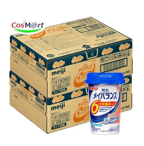 明治 メイバランス Mini 【白桃ヨーグルト味 125ml12本2ケース】 バランス栄養補助食品 介護 流動食 高カロリー食品 4902705004207-2