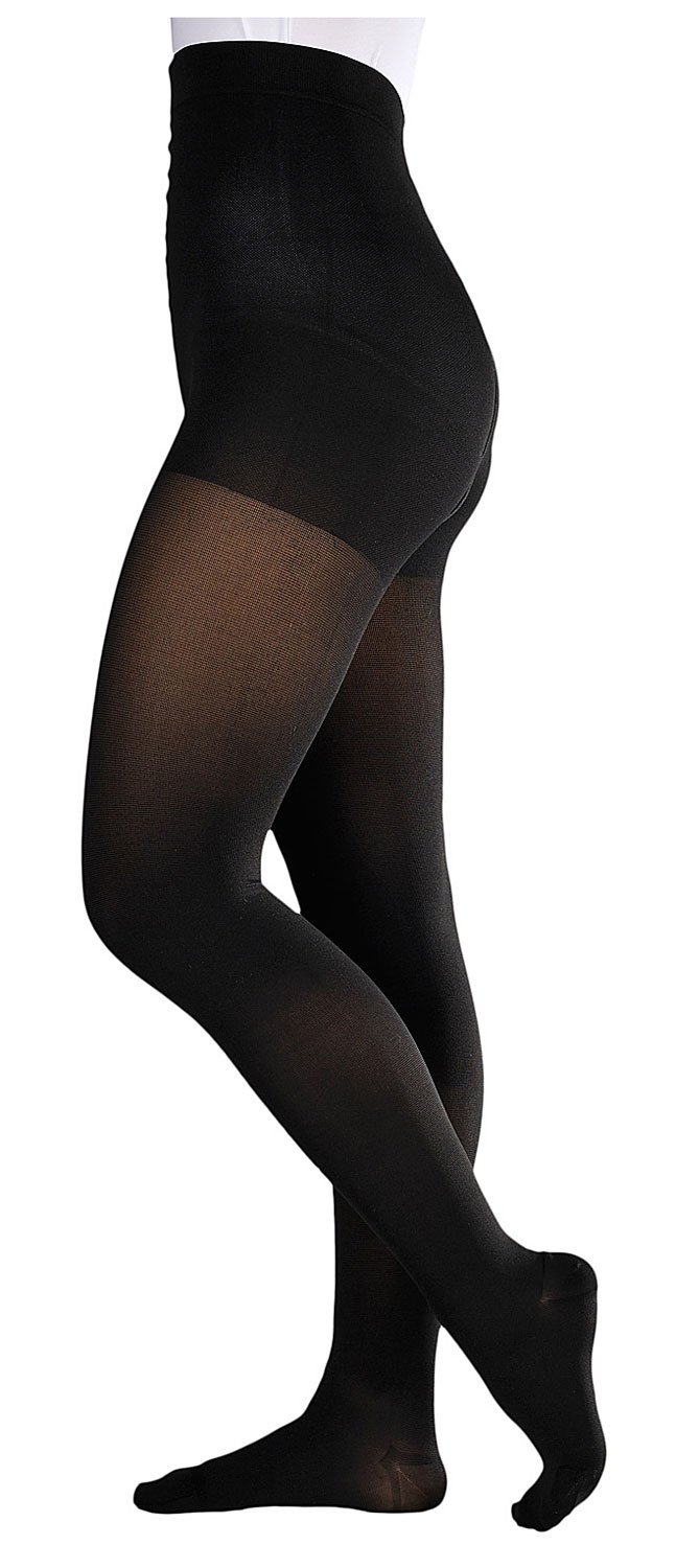 アルケア アンシルク・2 パンティーストッキング(つま先あり) ブラック L 18522 弾性ストッキング 1箱(1足)