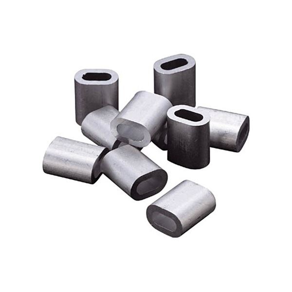 （まとめ）アルミスリーブ AS-4AS-4 1パック（10個） [x3セット]