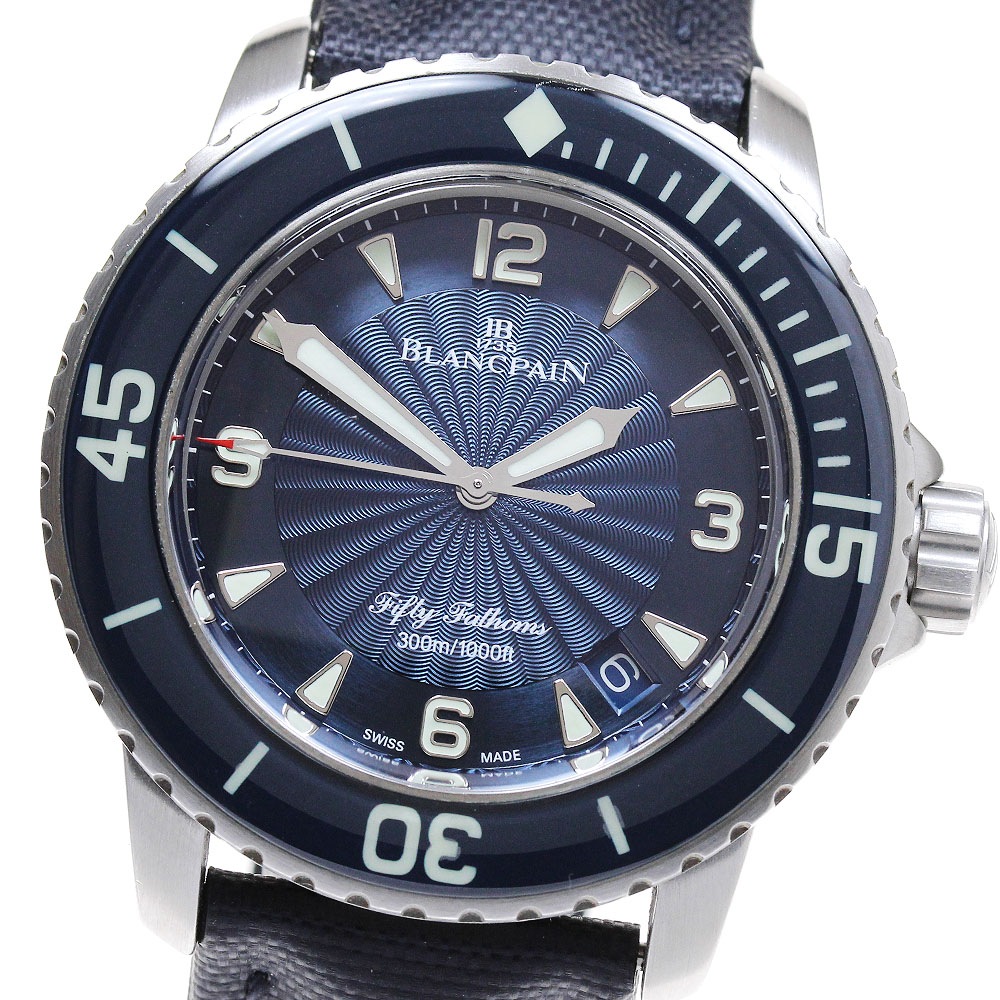 ブランパン Blancpain 5051D フィフティファゾムス デイト 自動巻き メンズ 良品 _816773【中古】