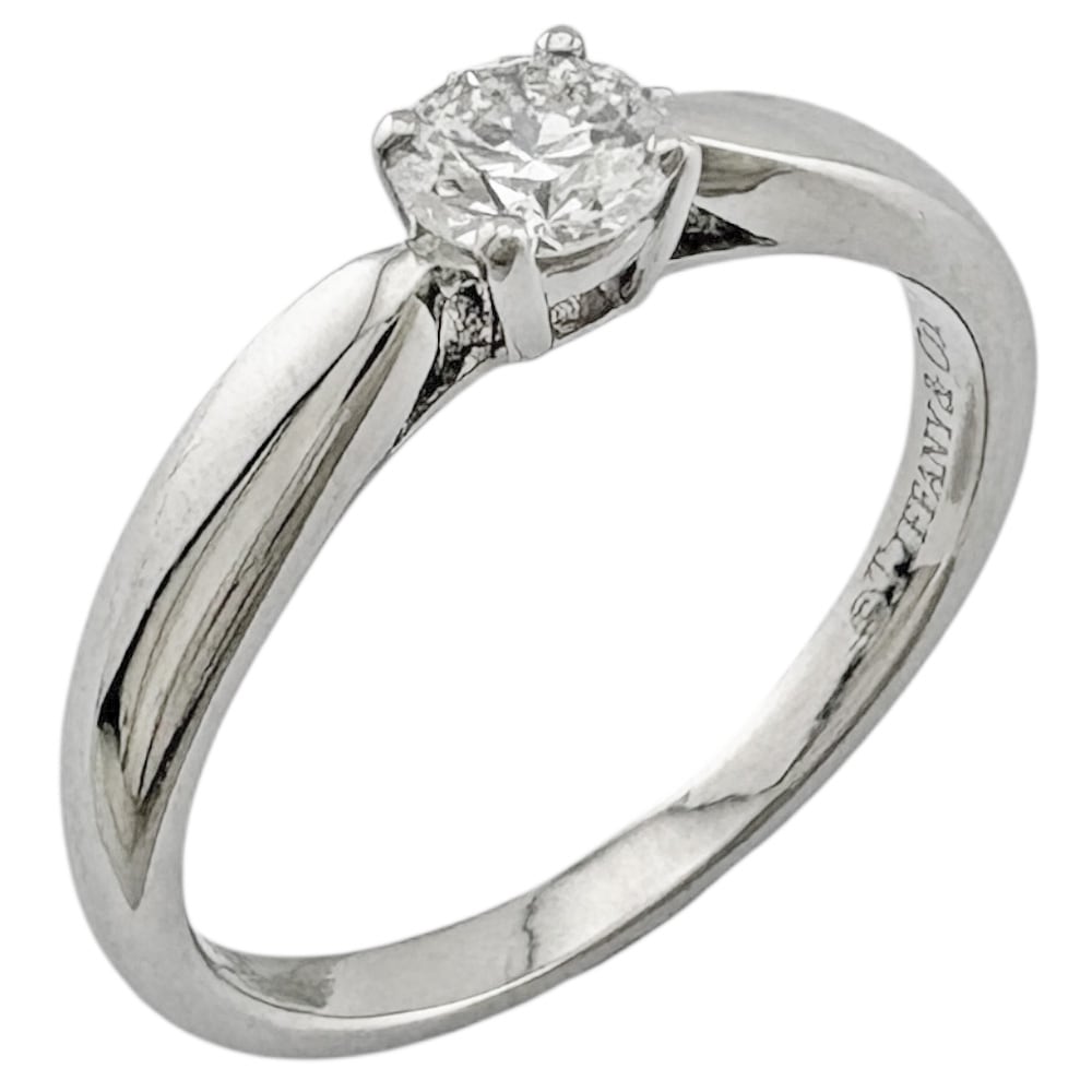 ティファニー ハーモニー リング 指輪 5.5号 Pt950プラチナ ダイヤモンド TIFFANY&Co. 中古 美品