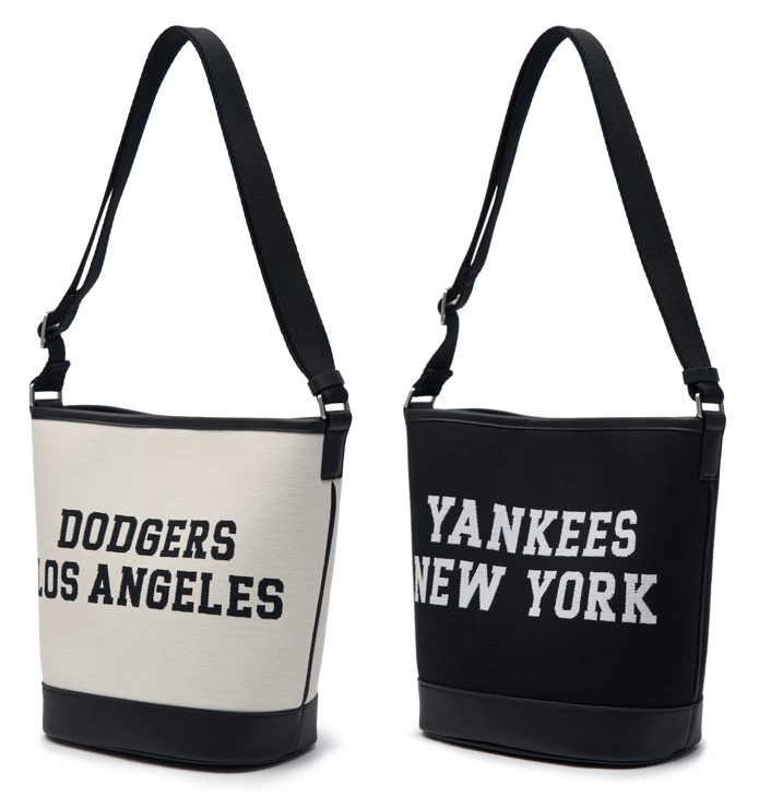 VARSITY JAQUARD BUCKET BAG