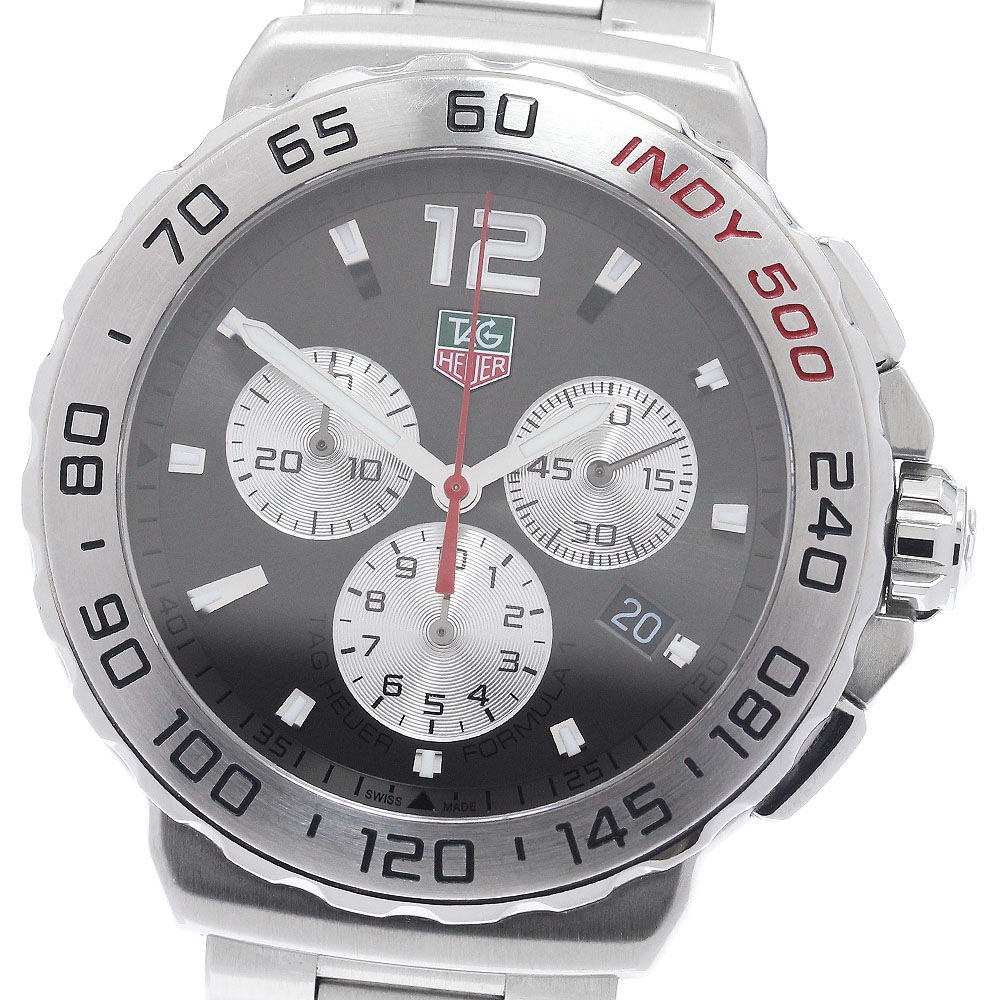 タグホイヤー TAG HEUER CAU1113 フォーミュラ1 クロノグラフ インディ500 クォーツ メンズ _960153【中古】