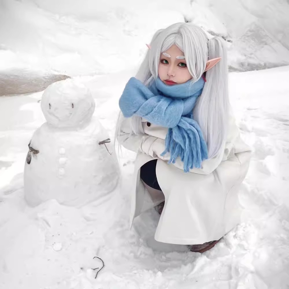 葬られた芙莉莲cos服芙莉莲コスプレ衣装女性フルセット冬服ウールコートアニメセット