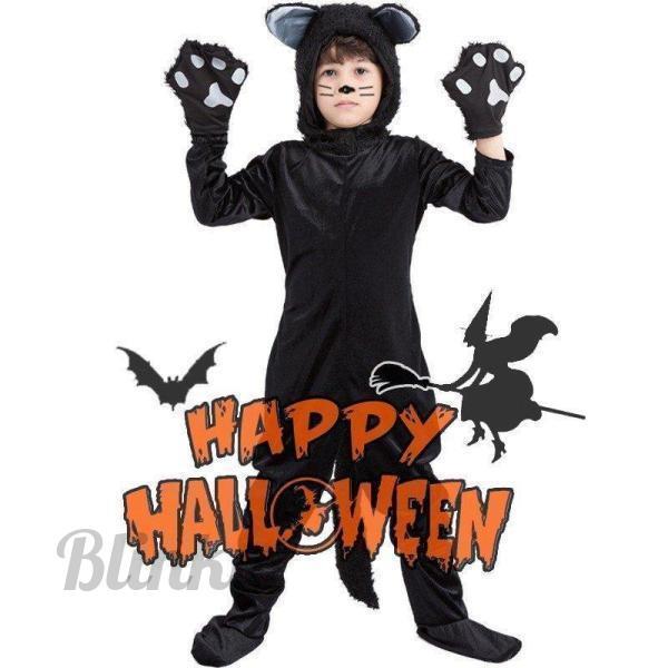 高品質なハロウィン商品 子供ハロウィン衣装子供 女の子 男の子 猫 黒猫 ウィッチ キッズ ハロウィン衣装 幼稚園ハロウィン衣装 最新ハロウィン衣装 ハロウィーン 3日以内に発送