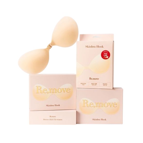 スキンブラフック 3size (S-L) / ウェディングブラ オフショルダーブラ ボリュームブラ ヌードブラ ニップルパッチ ニップルバンド