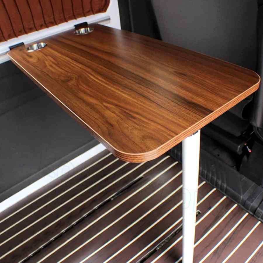 RV折りたたみ式ダイニングテーブル固定クリップと水ガラススロット付きモデルT264ポータブルリムーバブルテーブルレッグRVアクセサリートラックキャンパー