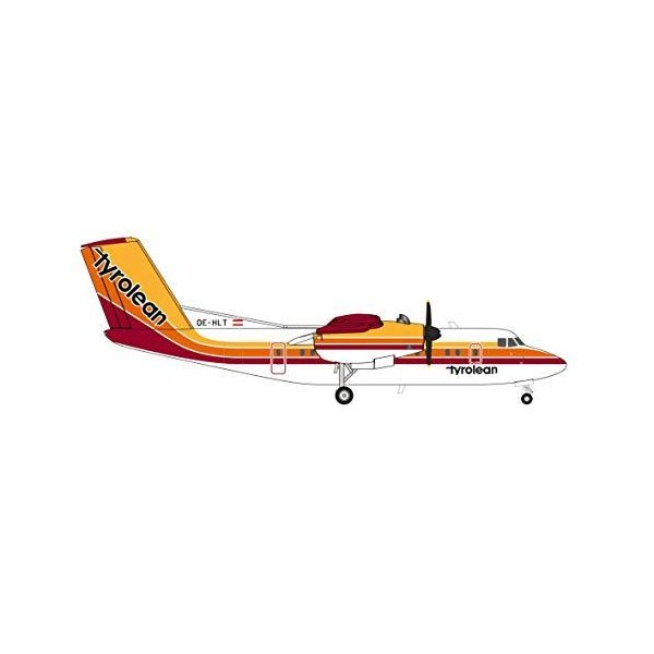 herpa 559553 Tyrolean Airways De Havilland Canada DHC-7 Wings/Flugzeug zum Sammeln Pickup Aircraft，