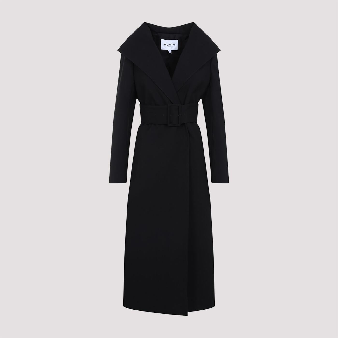 AA9M0373T471A 995 NOIR ALAIA 春夏2025 コート レディース ia