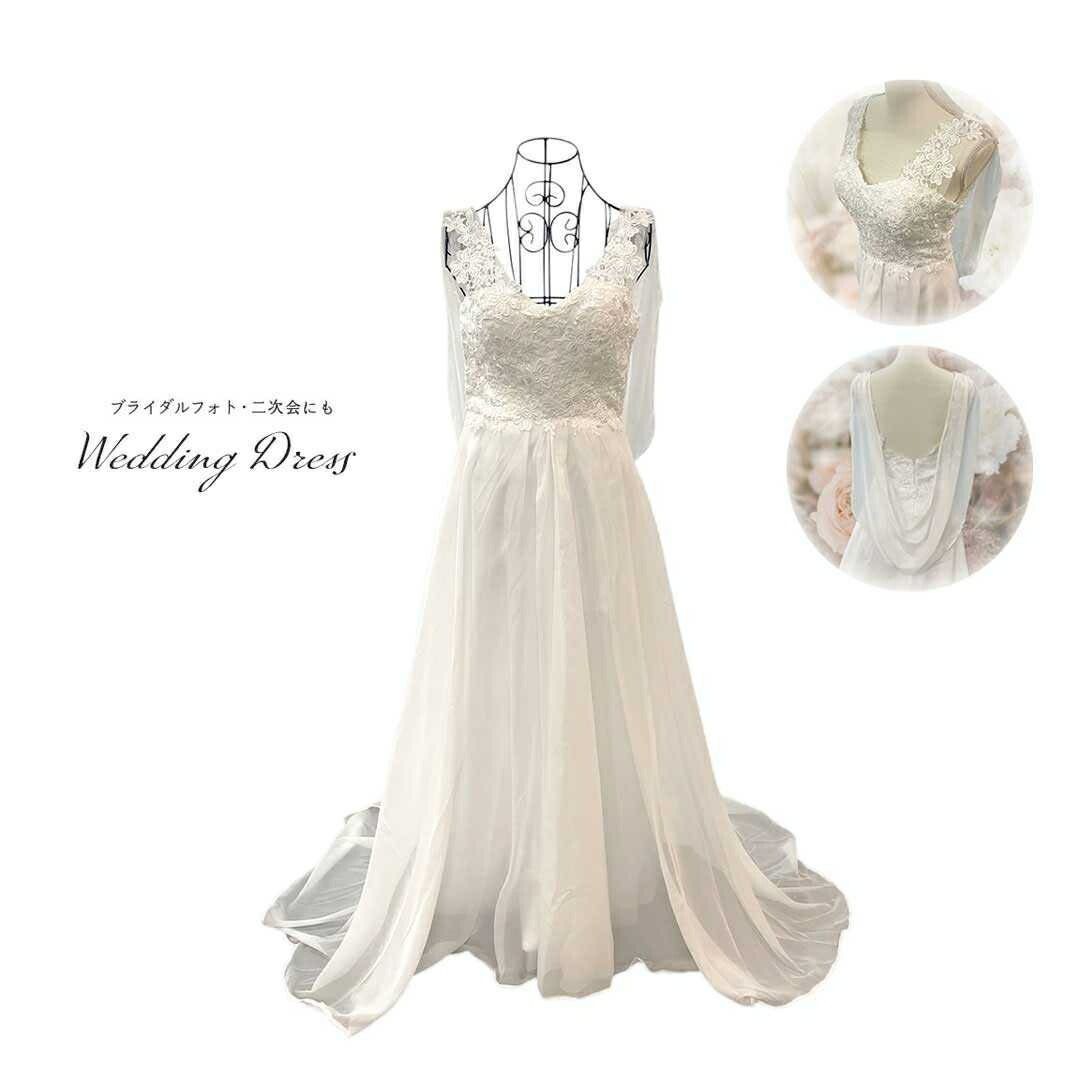 再販未定ウェディングドレス 花柄 レース チュール Aライン ロング 前撮り 後撮り 結婚式 演奏会 発表会 エレガント マーメイド エンパイアライン 結婚式の本番 披露