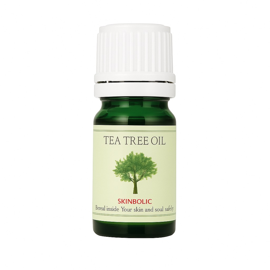 ティーツリーオイル 5ml 韓国コスメ l 自宅でエステ体験 l 低刺激 l ニキビ l 100％原液 l 長期間保存可能 l トラブル肌緩和