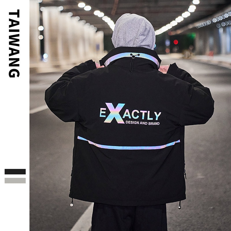 防寒 ダウンコートメンズ ダウンジャケット ショート丈 コート メンズ ショートダウン 秋冬アウター きれいめ 大きいサイズ おしゃれ 上品 暖かい 通勤幻彩プリントダウンジャケット男冬コート男多袋ダ