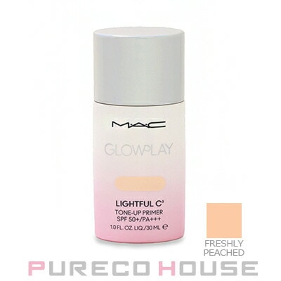 【M.A.C】マック グロー プレイ ライトフル C3 トーン アップ プライマー SPF50+・PA+++ 30ml #フレッシュ ピーチ