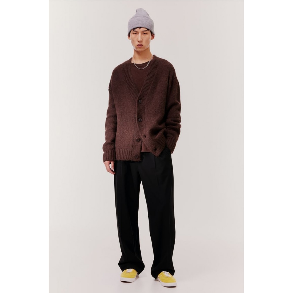 H&M ルーズフィットテーラードパンツブラック 7,951円