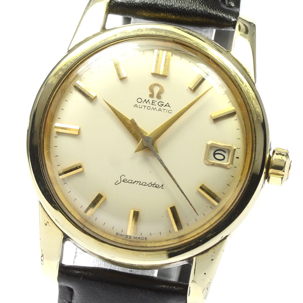 オメガ OMEGA 2849-5SC シーマスター デイト cal.503 自動巻き メンズ _798224【中古】