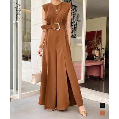 オールインワン ワイドパンツ スカンツ30%までに制限