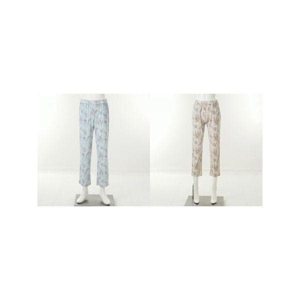 ビーナス正常ペイズリー捺染男性女性カップル室内着パンツセットVEPA103MBU VEPA1.._P413563277