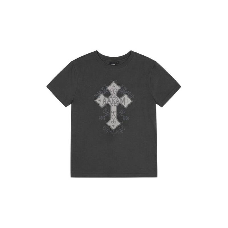 アカム AAKAM AKM CROS2 ハーフトップ ダークグレー 549551