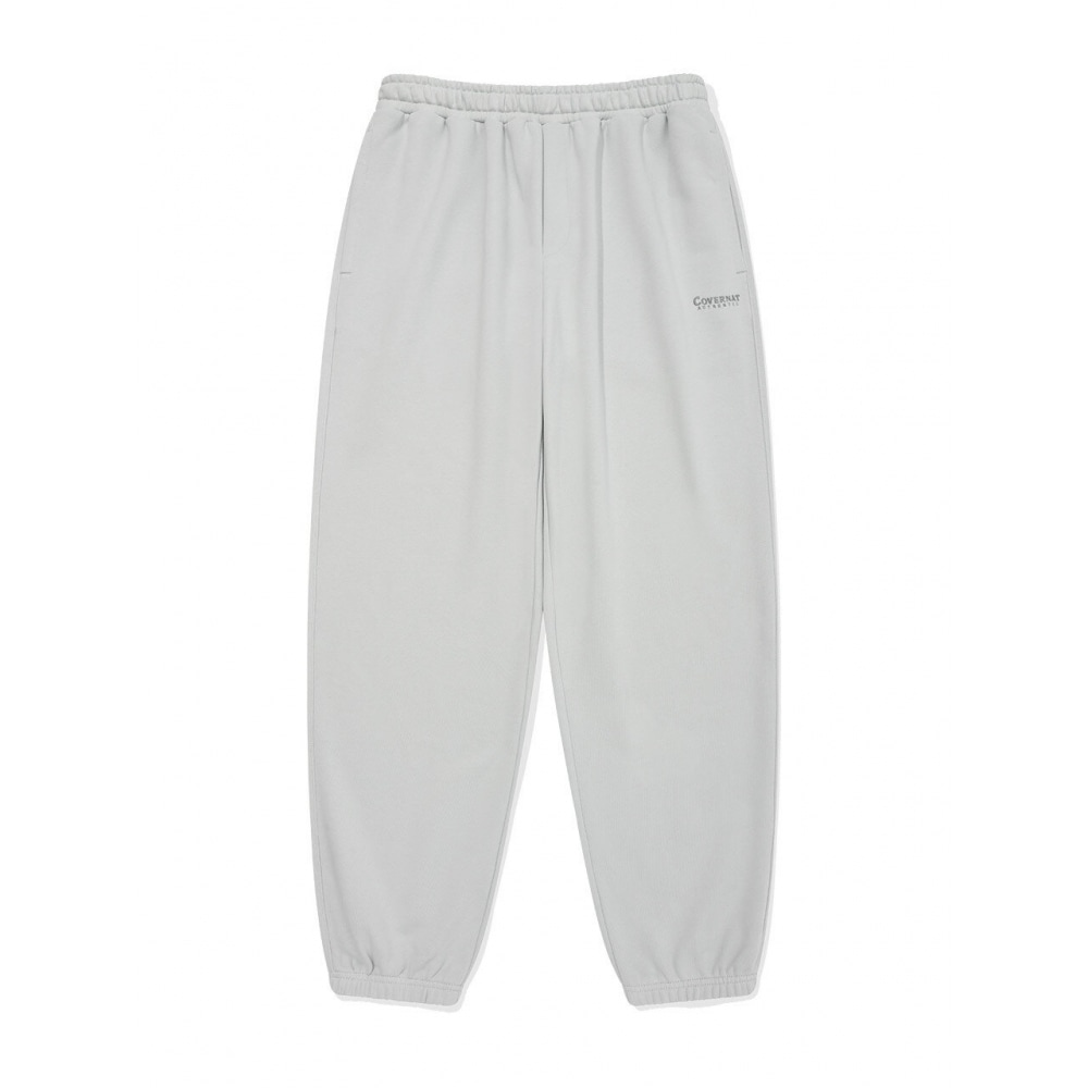 COVERNAT レギュラーフィットスウェットジョガーパンツスカイブルー