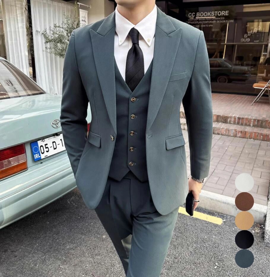 営业促进 スリーピース シングルスーツ 通勤 入社 スーツ メンズ 紳士服 ビジネススーツ フォーマルスーツ 上下セット 大きいサイズ 細身スーツ セットアップ スーツセット 男性スーツ 2点/3点セ