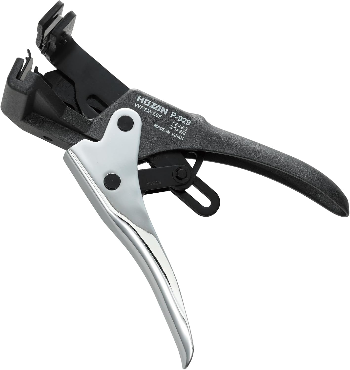 ホーザン(HOZAN) VVFストリッパー 第二種電気工事士試験対応 機械式ワイヤーストリッパー 1.6/2.0ｍｍエコ電線にも対応 P-929