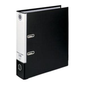 （業務用10セット）スガタ レバー式アーチファイル SGLAF8 A4S 80mm黒