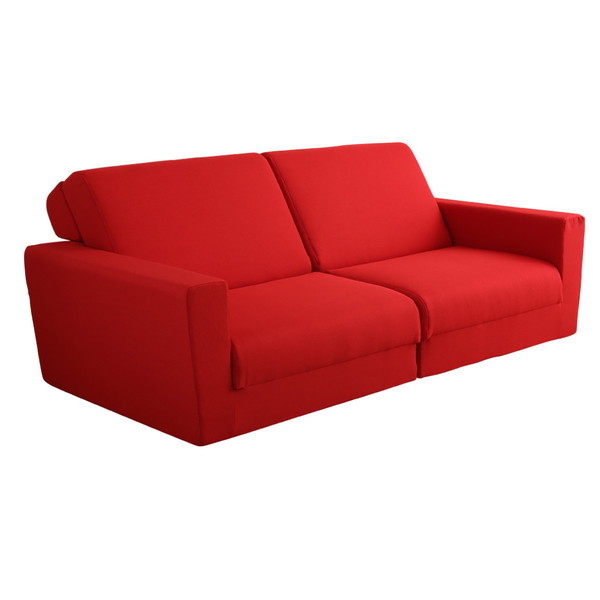 ホームテイスト SH-07-LAW2P 組み換え自由なソファベッド2P Lawro-ラウロ- ポケットコイル 2人掛 ソファベッド 日本製 ローベッド カウチ レッド メーカー直送 39,065円
