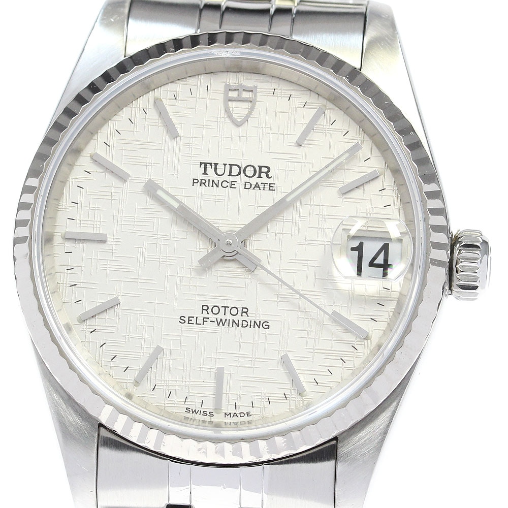 チュードル TUDOR 72034 プリンスデイト WGベゼル Cal.2824-2 自動巻き ボーイズ _826146【中古】