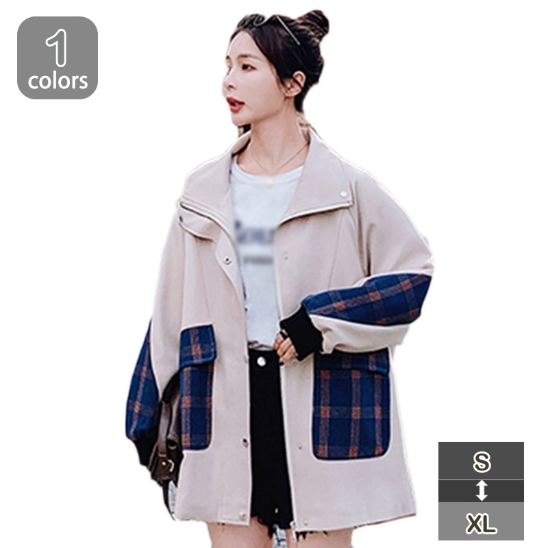 レディース トレンチコート 長袖 ショート丈 コート スプリングコート 無地 カジュアル アウター 大きいサイズ ジャケット きれいめ おしゃれ 春コート シンプル カジュアル フォーマル 無地 通勤