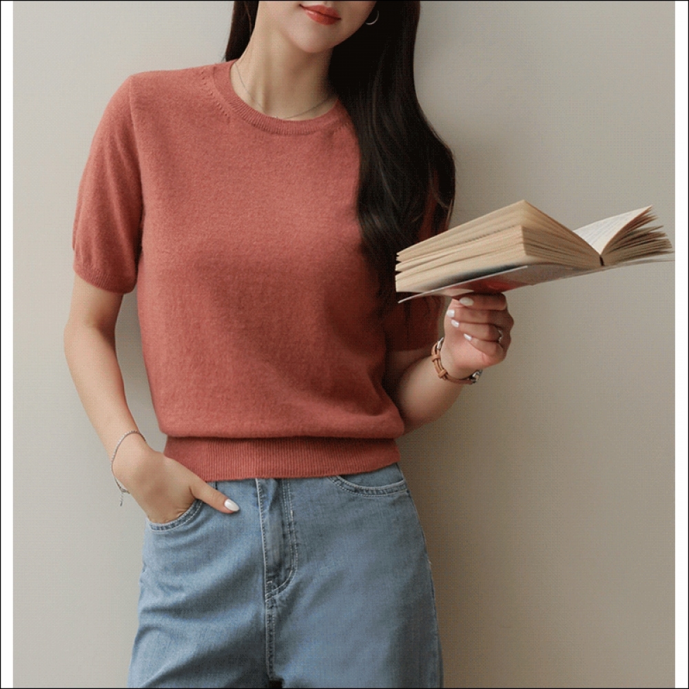 クリック＆ファニーラッフェンズショートスリーブニット 5,289円