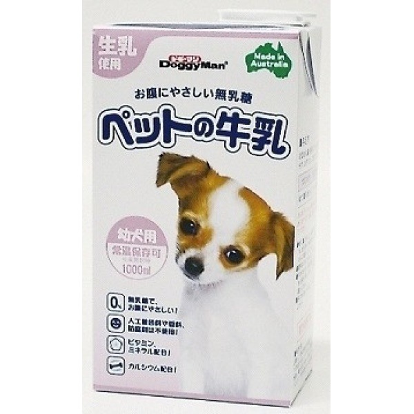 まとめ買い ドギーマン 犬用ミルク ペットの牛乳 1L 訳ありセール 格安 x6 幼犬用 いラインアップ