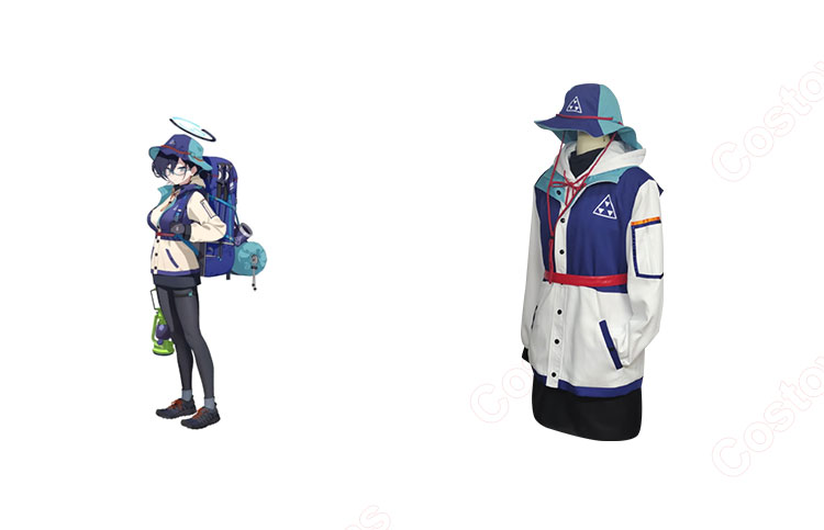 ブルーアーカイブ 各務チヒロ キャンプ衣装 コスプレ衣装 オーダメイド可