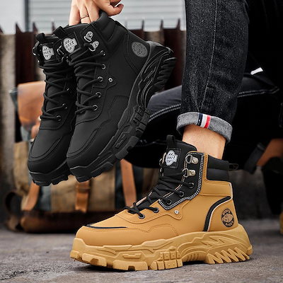 Qoo10] スニーカー ハイカット シューズ メンズ