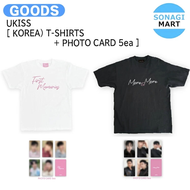 国内発送 UKISS [ T-SHIRTS + PHOTO CARD 5ea ] 2024 TOUR MD / 公式グッズ / 予約商品