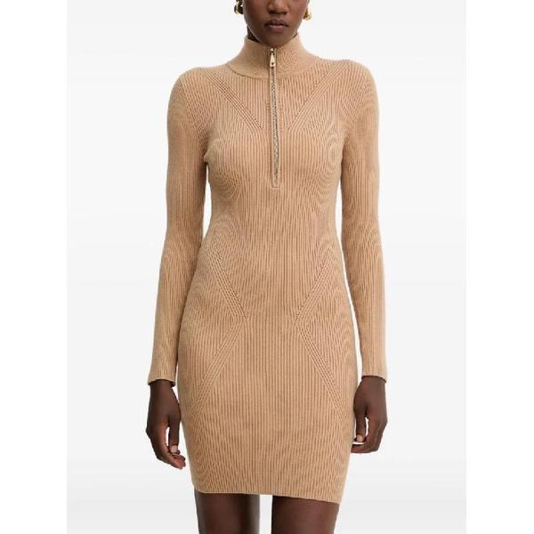 25 FW ジッパーネック リブ ミニドレス W5BK45Z0572 TP444616335